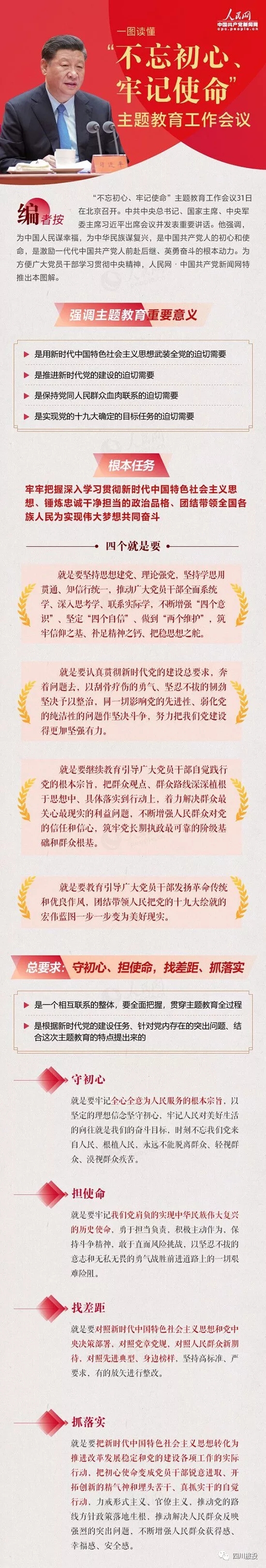 不忘初心、牢记使命| 一图读懂“不忘初心、牢记使命”主题教育工作会议